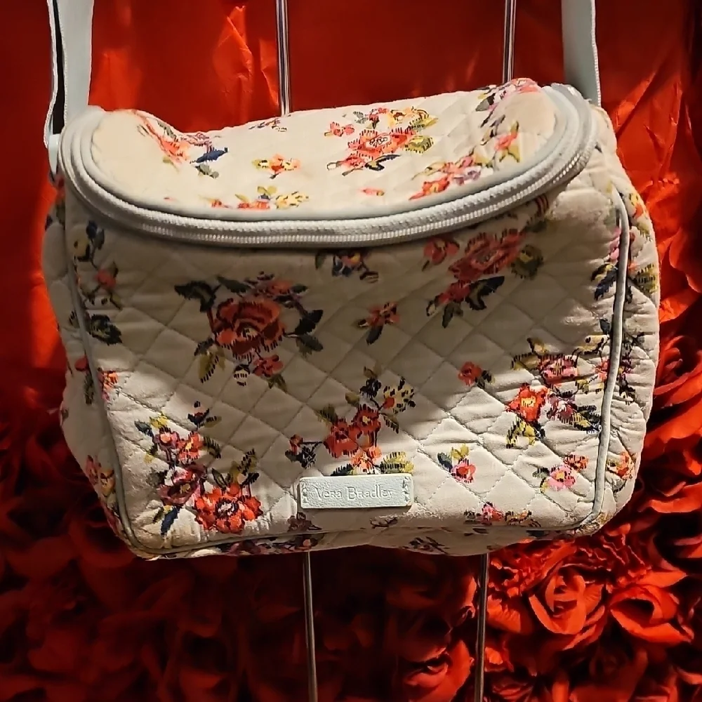 Vera Bradley Floral Quilted Bag - Cream